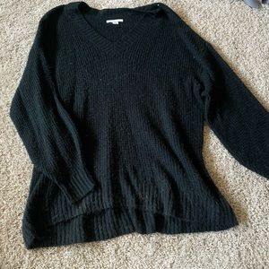Oversized black sweater